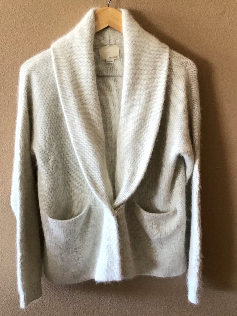 Girl Band of Outsiders Cozy Soft Angora Cardigan Sweater (M)